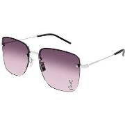 Lunettes de soleil Saint Laurent SL 312 M Lunettes de soleil, Argent/R...