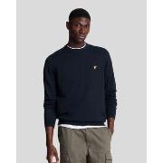 Pull Lyle &amp; Scott KN2110V MERINO CREW JUMPER-Z27. DARK NAVY