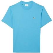 T-shirt Lacoste T shirt homme Ref 62387 4XA Bleu