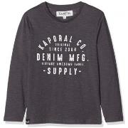 T-shirt enfant Kaporal Mider T-Shirt Manches Longues gris