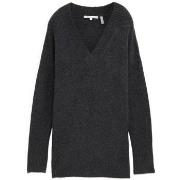 Pull Tom Tailor - Pull col v - anthracite