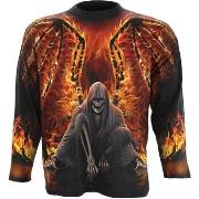 T-shirt Spiral Flaming Death