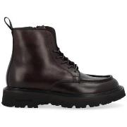 Boots Woolrich Botte combat Upland en cuir marron