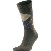 Chaussettes Burlington Laine Edinburgh Vert 7923