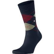 Chaussettes Burlington Laine Edinburgh Navy 6276