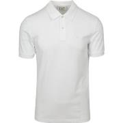 T-shirt Scotch &amp; Soda Core Piqué Polo Blanche