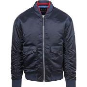 Sweat-shirt Scotch &amp; Soda Satin Bomberjack Marine