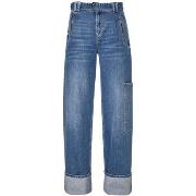 Jeans Liu Jo Jean cargo évasé avec ceinture