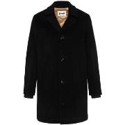 Veste Schott Manteau long homme Ref 64413 Noir