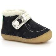 Bottines enfant Kickers So Schuss Marine Or