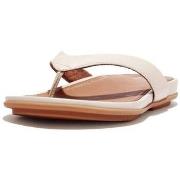 Tongs FitFlop GRACIE LEATHER FLIP-FLOPS Stone Beige - DROP 11