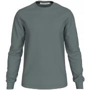 Sweat-shirt Calvin Klein Jeans Pull leger homme Ref 63268 PSL Gris