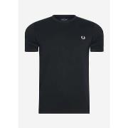 T-shirt Fred Perry T-shirt Ringer - noir