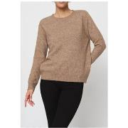 Pull Kebello Pull Col Rond Marron F