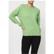 Pull Kebello Pull Col Rond Vert F