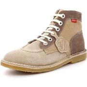 Bottines Kickers KICKLEGEND Baskets Mode Femme Beige