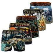 Boxers Freegun Lot de 5 boxers enfant Outdoor