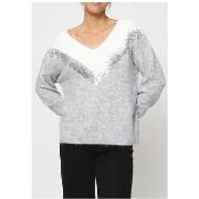 Pull Kebello Pull V Gris F