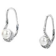 Bijoux Cleor Boucles d'oreilles en argent 925/1000 et perle de synthès...