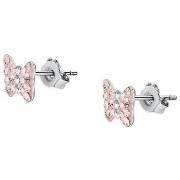 Boucles oreilles Cleor Boucles d'oreilles en argent 925/1000 et crista...