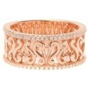 Bijoux Orusbijoux Bague Argent Rose Motif Orus