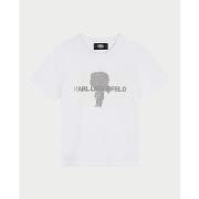 T-shirt enfant Karl Lagerfeld T-shirt col rond enfant en coton