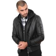 Veste Serge Pariente BALLE HOOD BLACK