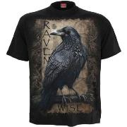 T-shirt Spiral Raven Wise