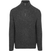 Sweat-shirt Mcgregor Pull Half Zip Laine Merinos Anthracite