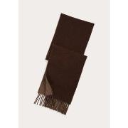 Echarpe Ralph Lauren Echarpe réversible marron en laine