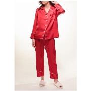 Pyjamas / Chemises de nuit Kebello Pyjama fluide en satin Rouge F