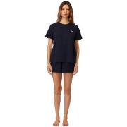 Pyjamas / Chemises de nuit Fila Ensemble de pyjama court femme Navy