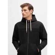 Polaire BOSS Sweat zippé à capuche noir