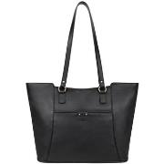 Sac a main Hexagona Sac cabas porte epaule Ref 64089 Noir 42*33*13 cm