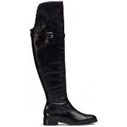 Bottes Wonders BOTA MOSQUETERA DE PIEL NEGRA GISELA ISY C-5487