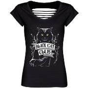 T-shirt Grindstore Black Cat Club