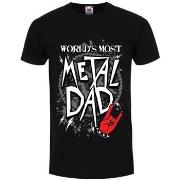 T-shirt Grindstore Worlds Most Metal Dad