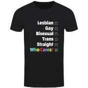 T-shirt Grindstore Lesbian, Gay Who Cares