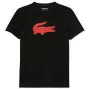 T-shirt Lacoste T-SHIRT SPORT EN JERSEY RESPIRANT IMPRIMÉ CROCODILE