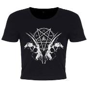 Debardeur Grindstore Goat Skull Pentagram