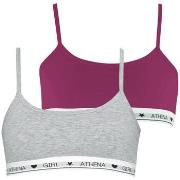 Brassières Athena Lot de 2 brassières fille Coton Ultra Doux Girl by