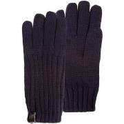 Gants Isotoner Gants Homme Maille côtelée Marine