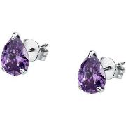 Boucles oreilles Cleor Boucles d'oreilles en argent 925/1000 et zircon