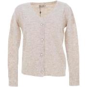 Pull Molly Bracken Knitted cardigan cream ladies