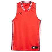 T-shirt Puma Débardeur Hoops Game Roug