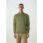 Sweat-shirt Lacoste Pull camionneur kaki