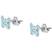 Boucles oreilles Cleor Boucles d'oreilles en argent 925/1000 et crista...