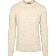 Sweat-shirt Dstrezzed Crewneck Per Blanc cassé