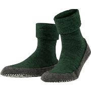 Socquettes Falke Chaussons Cosyshoe vert foncé