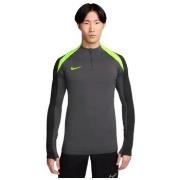 Veste Nike HAUT COL ZIP GRIS - ANTHRACITE/BLACK/VOLT/VOLT - M